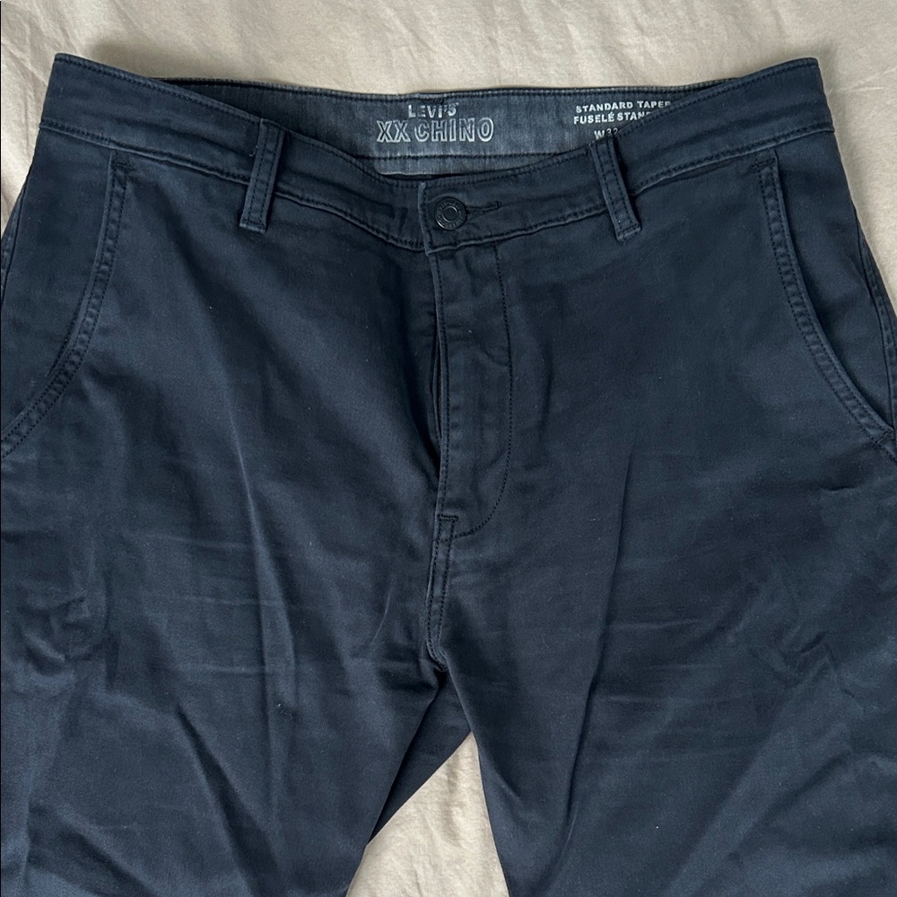 Levi's Black Grey XX Chino Standard Taper